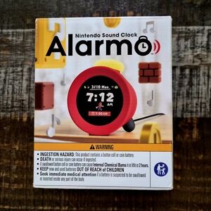 Nintendo Alarmo Sound Clock ~ 35 Unique Alarms + Nintendo Account Downloads NOB
